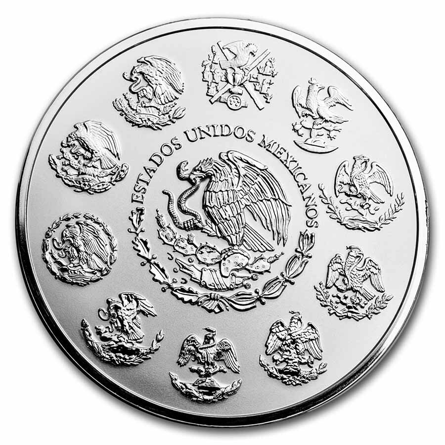 2022 Mexico 1 kilo Silver Aztec Calendar (w/Box & COA)