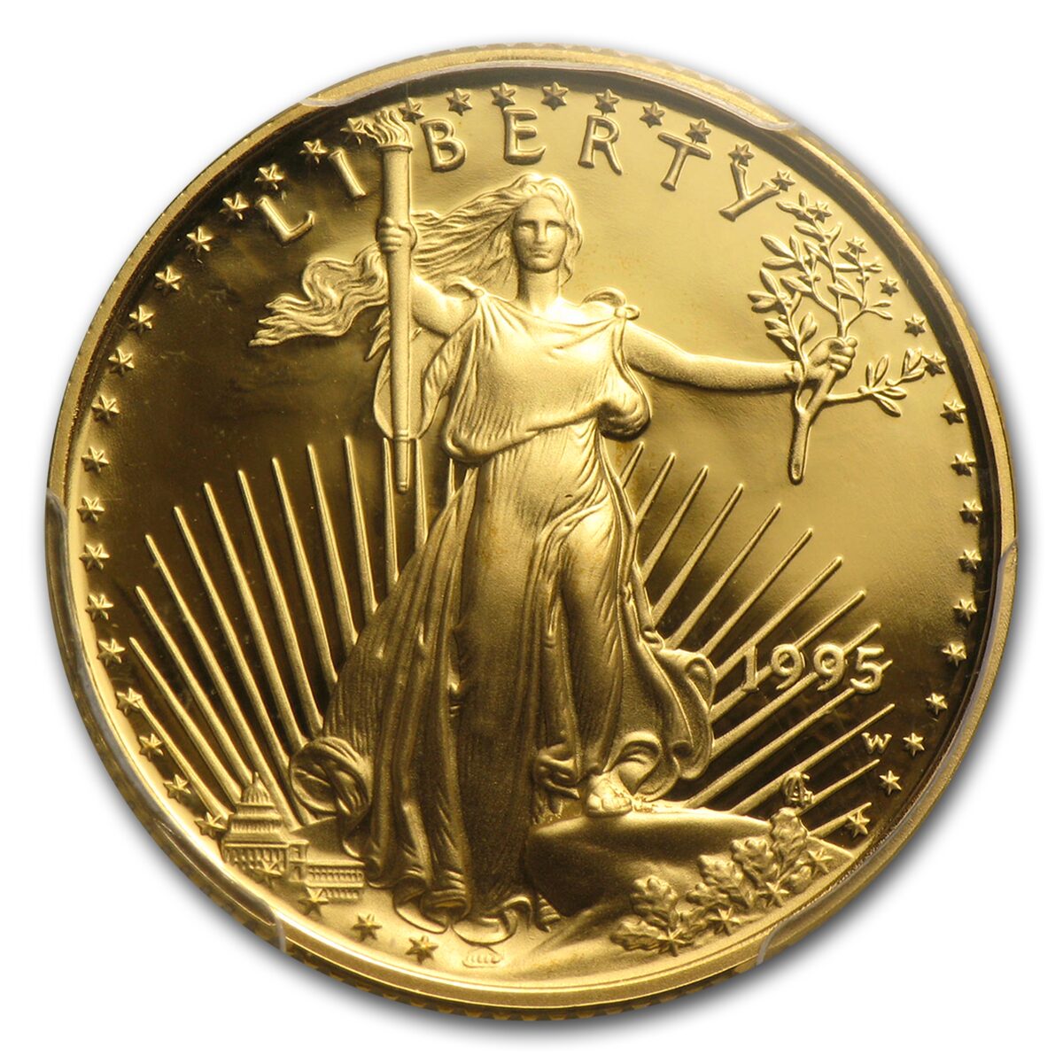 1995-W 1/4 oz Proof American Gold Eagle PR-70 DCAM PCGS