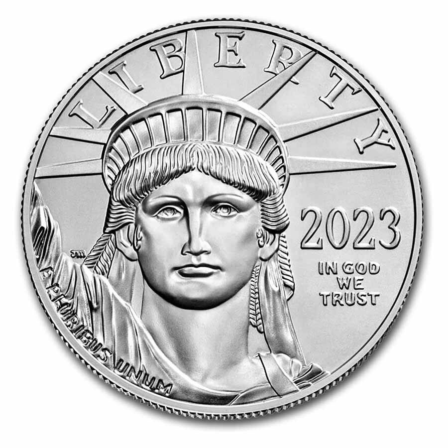 2023 1 oz American Platinum Eagle MS-70 PCGS (FDI, Black Label)