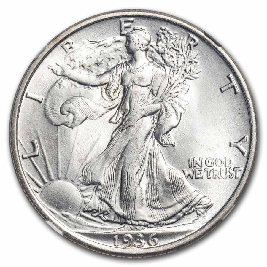 1936 Walking Liberty Half Dollar MS-63 NGC