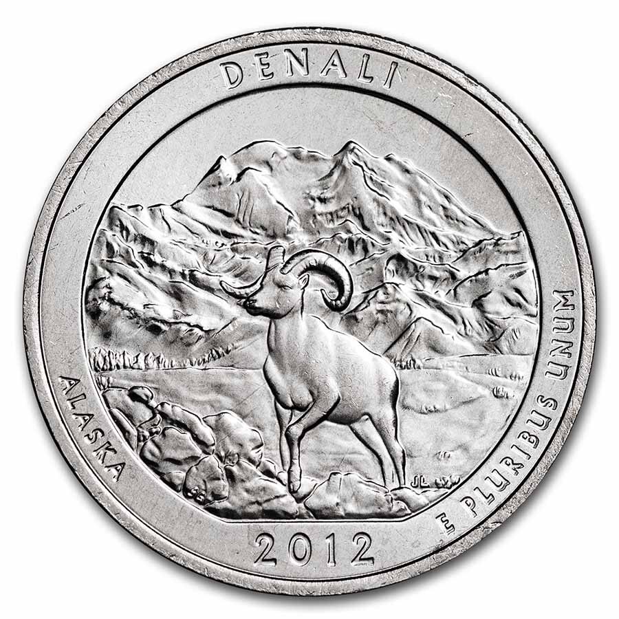 2012-S ATB Quarter Denali National Park Gem Proof