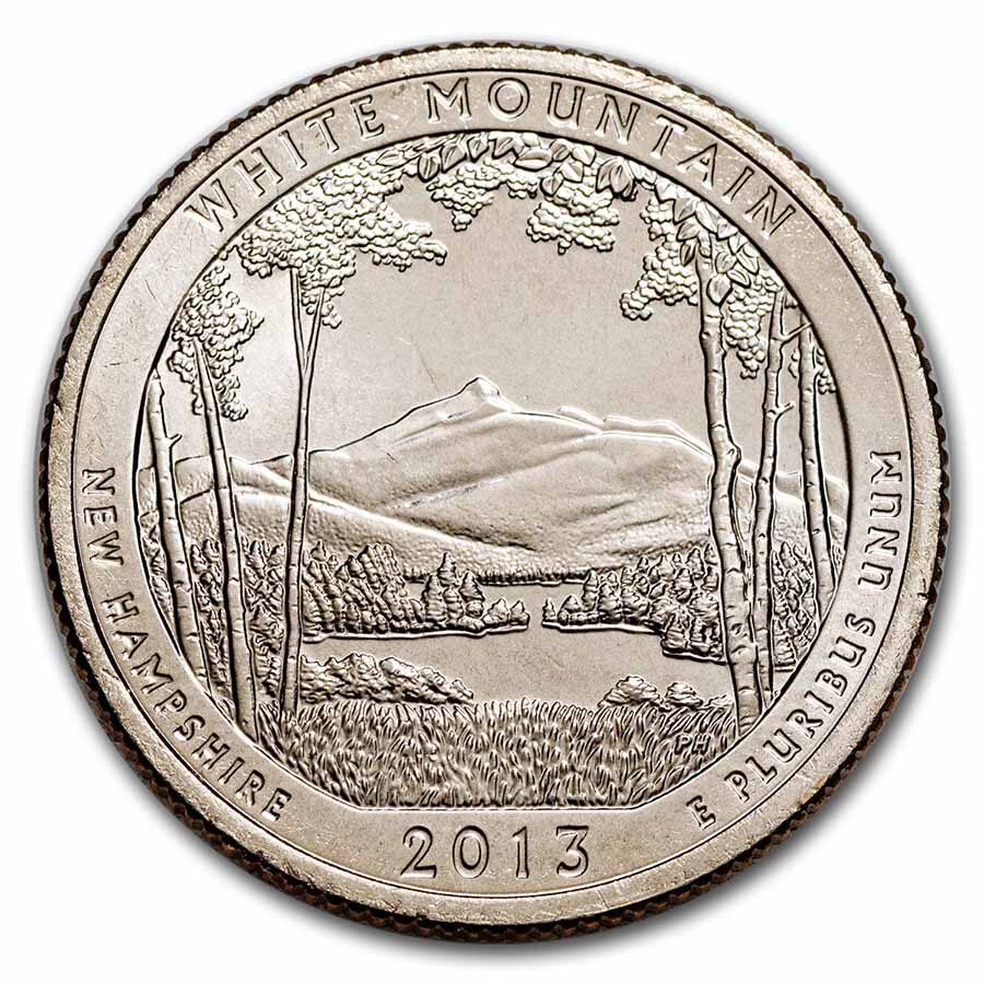 2013-S ATB Quarter White Mountain National Forest Gem Proof