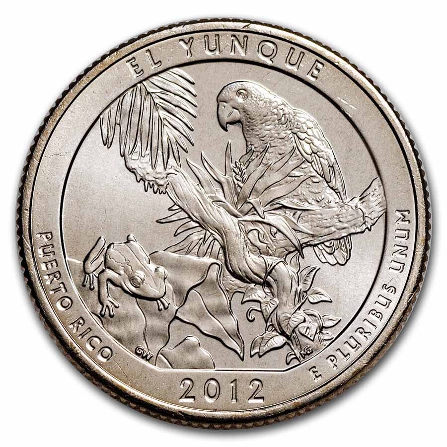 2012-S ATB Quarter El Yunque National Forest Proof