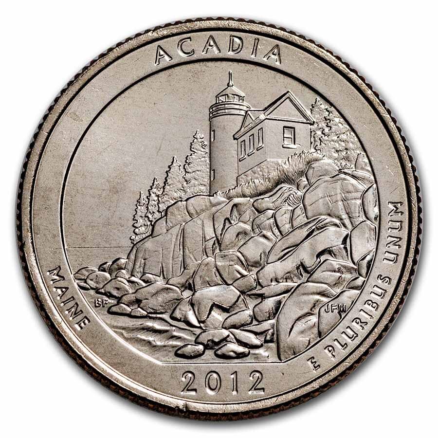 2012-S ATB Quarter Acadia National Park Proof