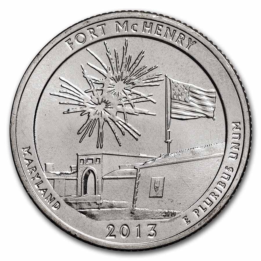2013-S ATB Quarter Ft. McHenry National Monument/Shrine Proof