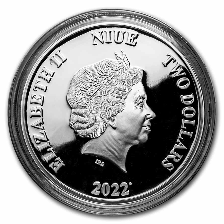 2022 Niue 1 oz Silver Coin $2 DC Classics: AQUAMAN™