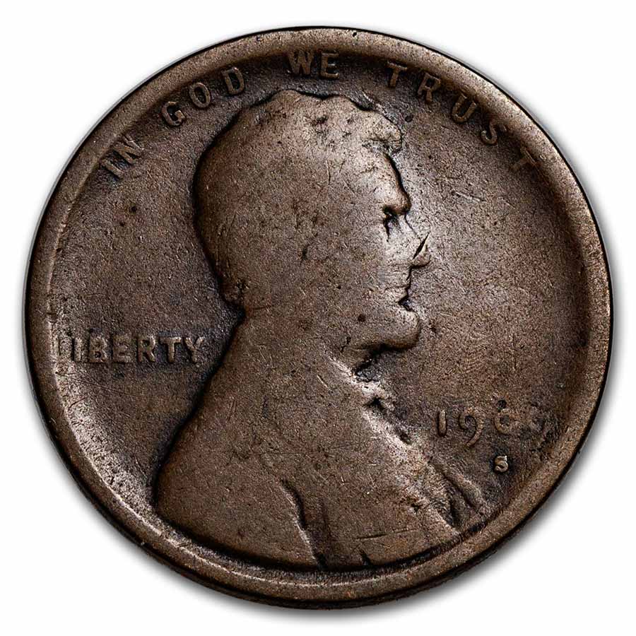 1909-S VDB Lincoln Cent Good