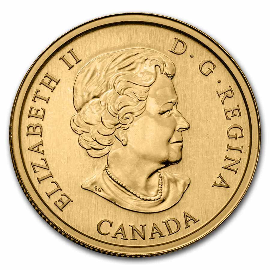 2005 Canada Gold $50 60th Anniv of the End of WWII