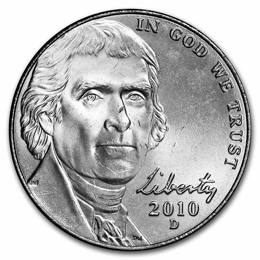 2010-D Jefferson Nickel BU