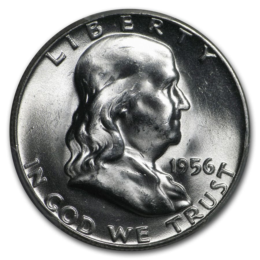 1956 Franklin Half Dollar MS-65 PCGS (FBL)