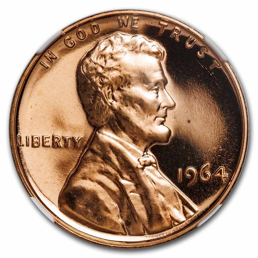 1964 Lincoln Cent PF-67 NGC (Red)