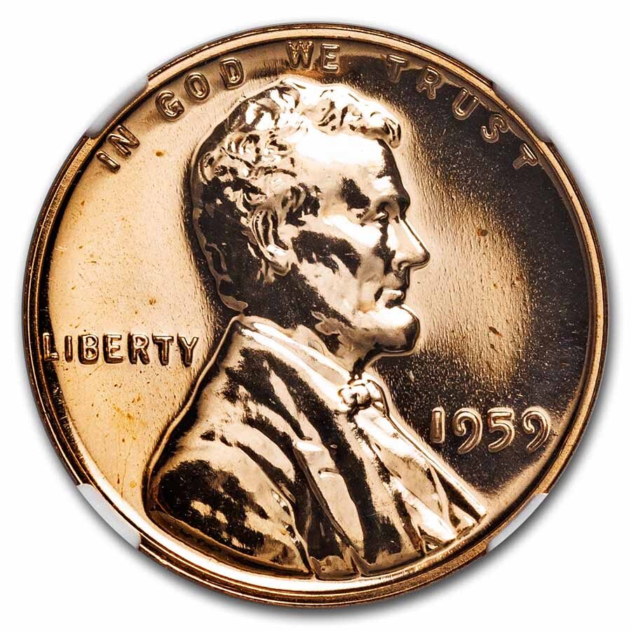 1959 Lincoln Cent PF-67 NGC (Red)