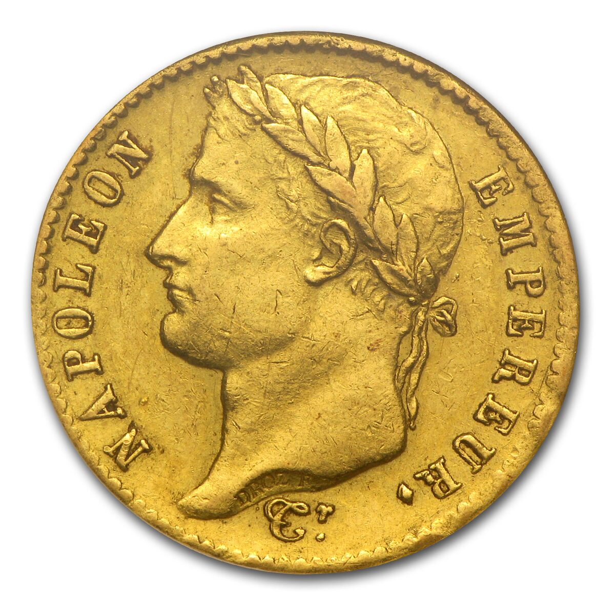 1807-1815 France Gold 20 Francs Napoleon I AU