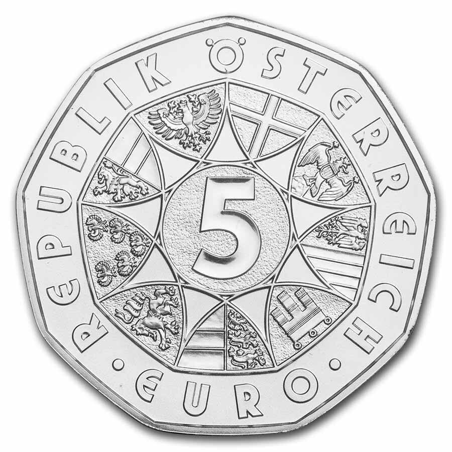 2022 Austria Silver €5 Democracy