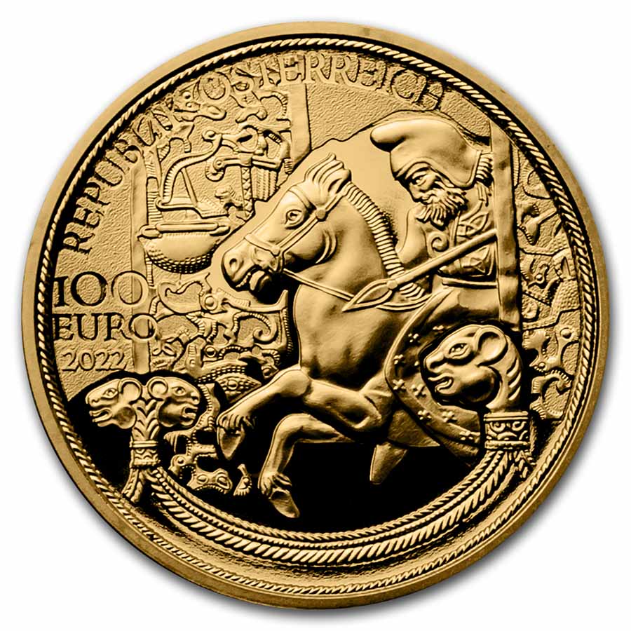 2022 Austria Pf Gold €100 Magic of Gold (Gold of the Scythians)
