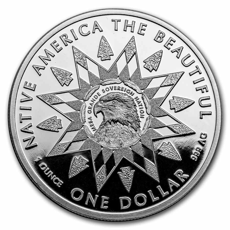2022 1 oz Silver NATB Washington Olympic National Park (Box/COA)