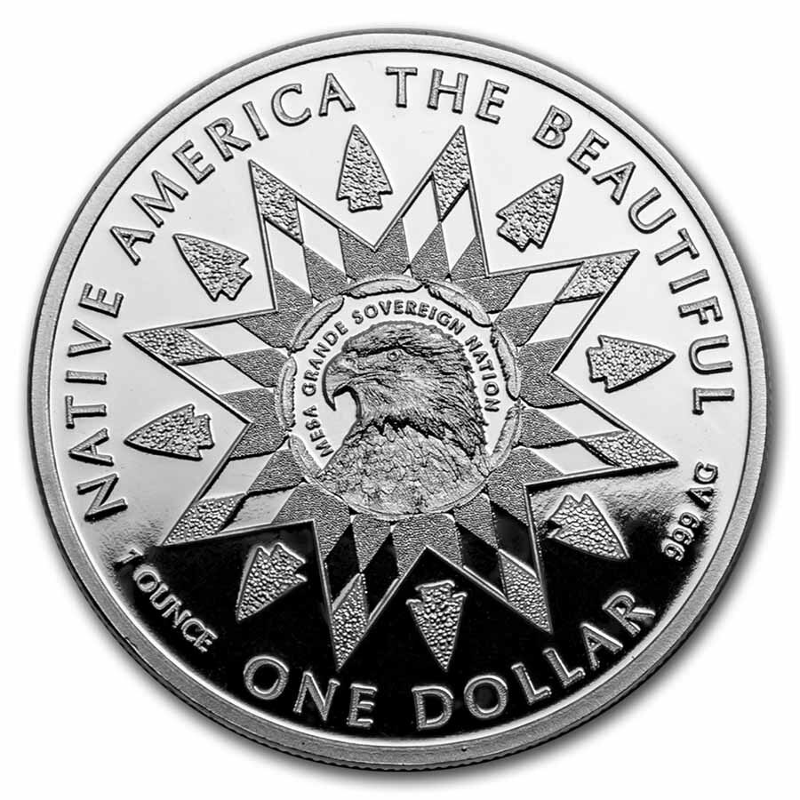 2022 1 oz Ag NATB Washington Olympic National Park (Colorized)