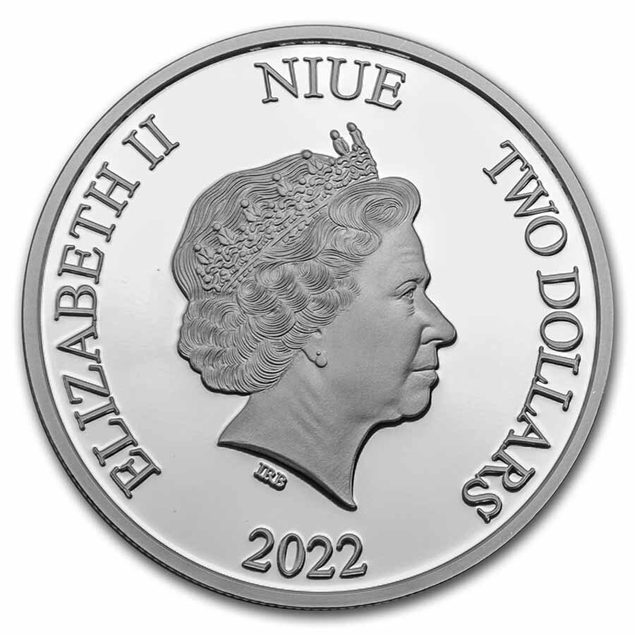 2022 Niue 1 oz Silver $2 Transformers Series: Optimus Prime