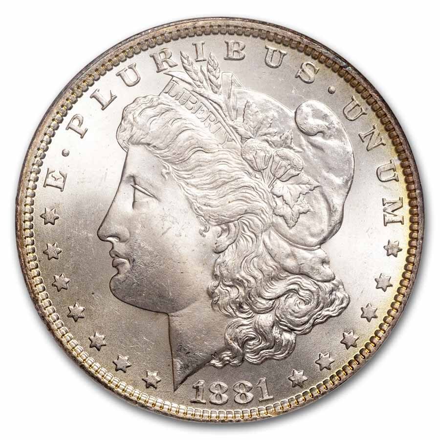 1881 Morgan Dollar MS-64 NGC
