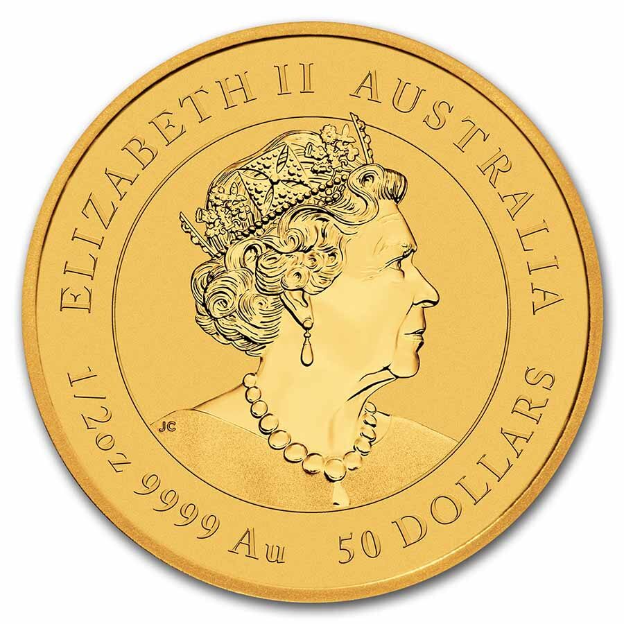 2023 Australia 1/2 oz Gold Lunar Rabbit BU (Series III)