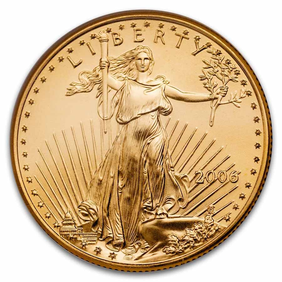 2006 1/2 oz American Gold Eagle MS-70 NGC (FirstStrike®)