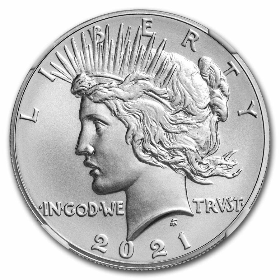 2021 Silver Peace Dollar MS-70 NGC (FDI)
