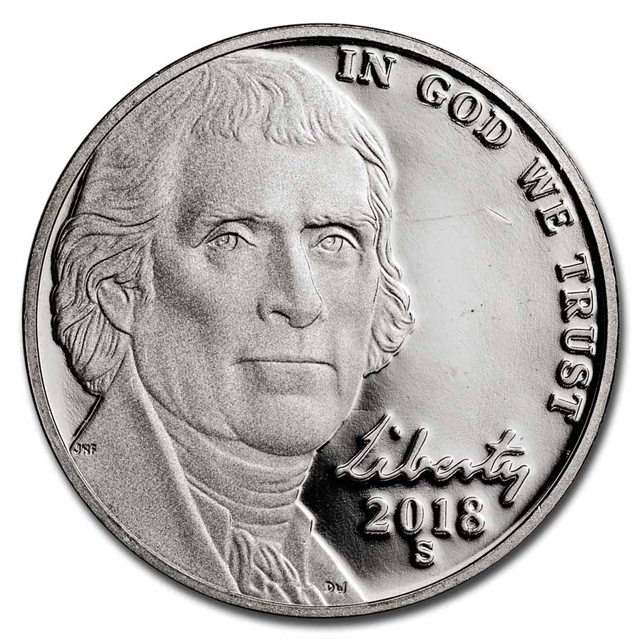 2018-S Jefferson Nickel Proof