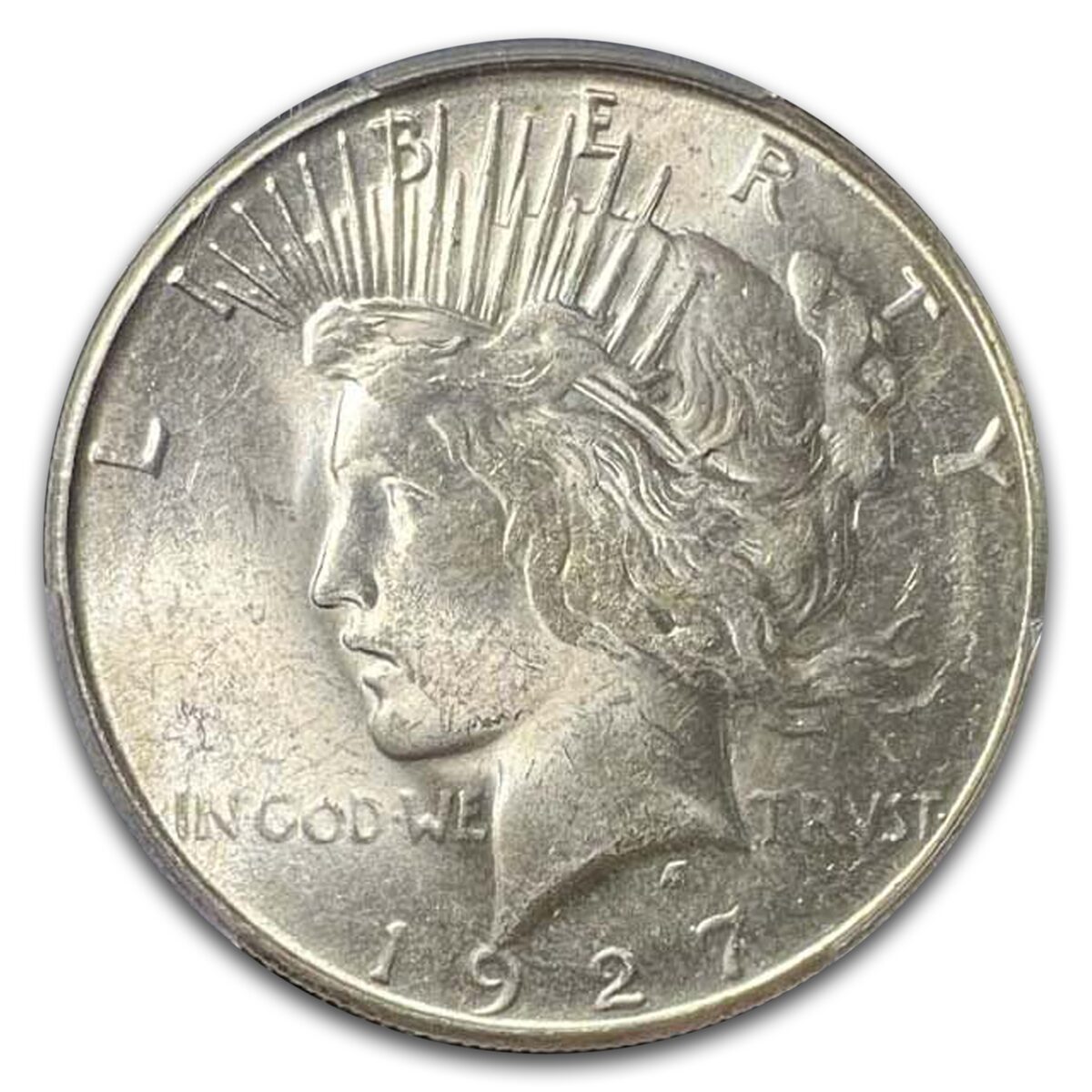 1927-S Peace Dollar MS-63 PCGS