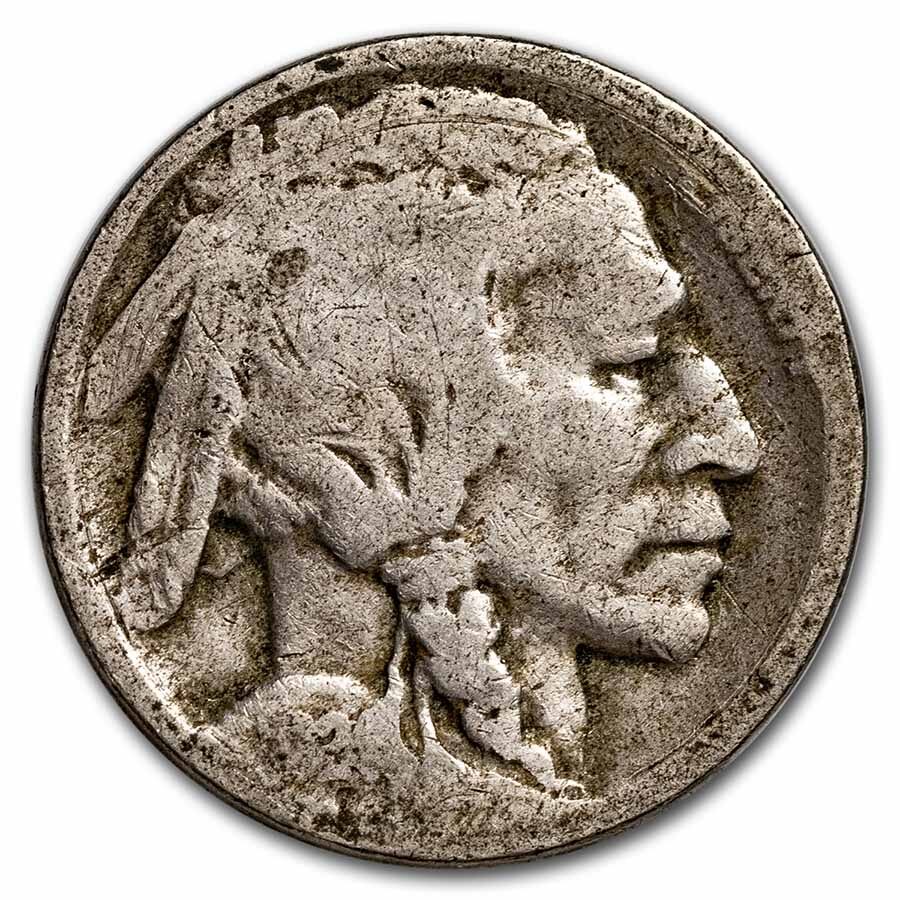 1924-S Buffalo Nickel AG