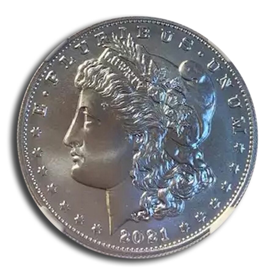 2021-(O) Silver Morgan Dollar MS-70 NGC (FDI)