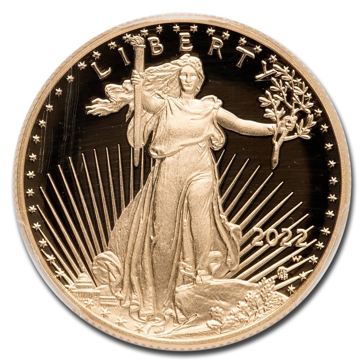 2022-W 1/2 oz Proof American Gold Eagle PR-70 PCGS (AR)
