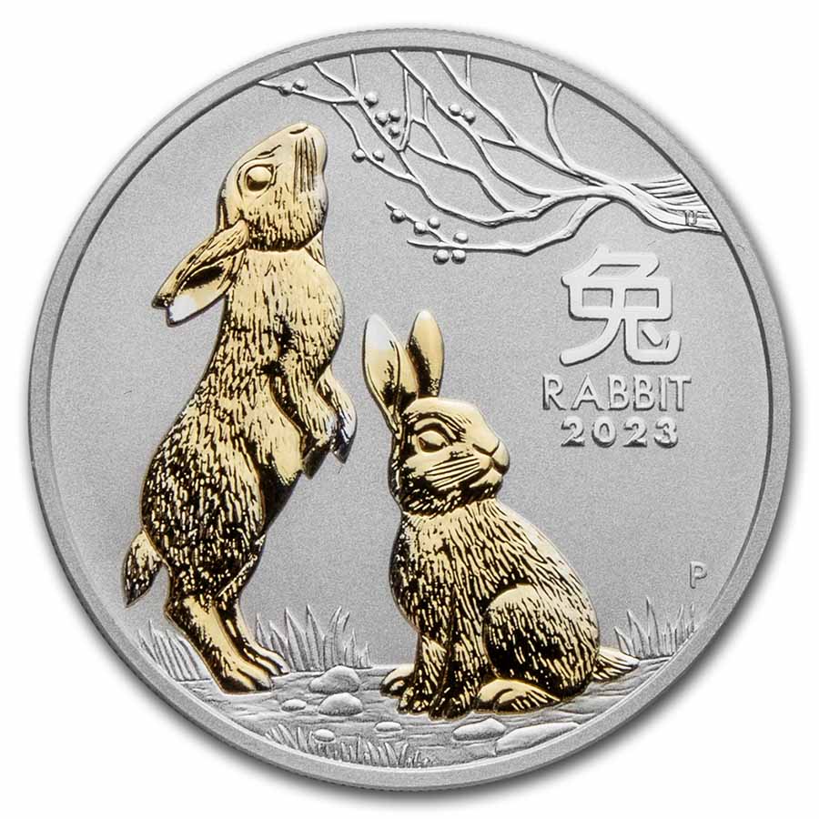2023 AUS Year of the Rabbit 1 oz Silver Trio (SIII, w/Box & COA)