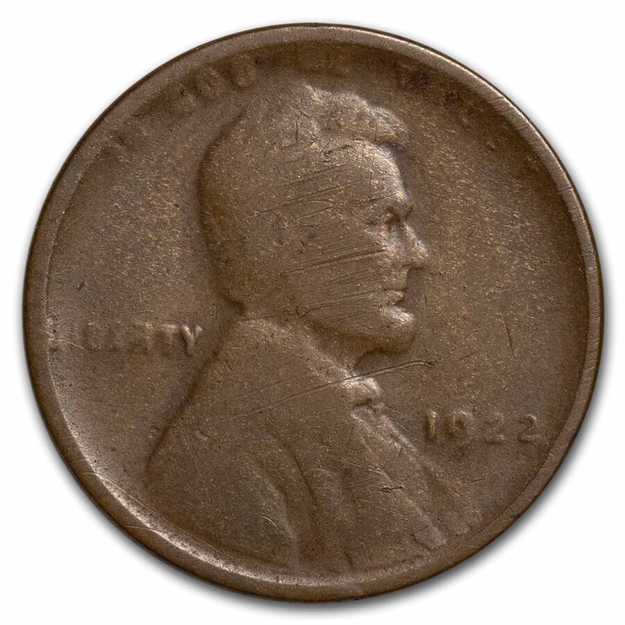 1922 Lincoln Cent VG (Strong Reverse, no D)