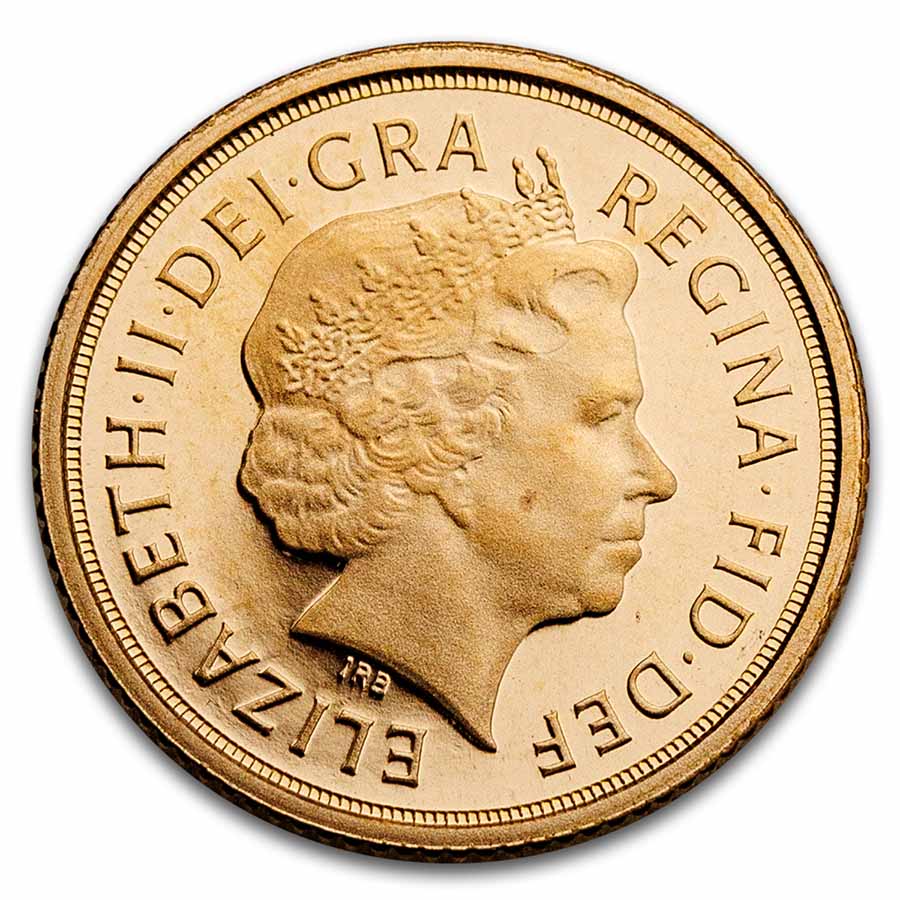 Great Britain Gold 1/4 Sovereign Proof/BU (Random Year)