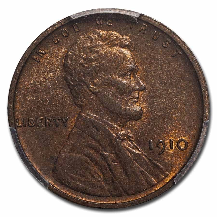 1910 Lincoln Cent MS-64 PCGS (Brown)