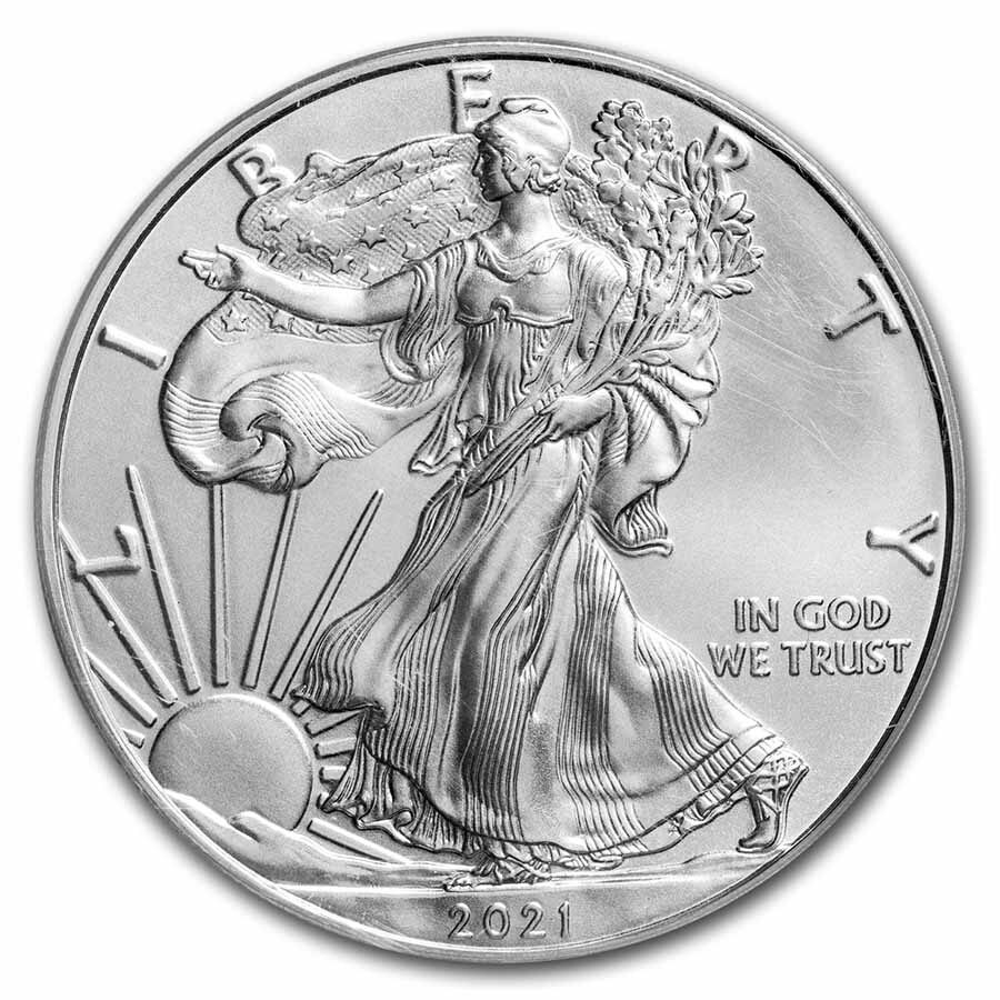 2021 (W) American Silver Eagle Type 1 MS-70 PCGS (FS, West Point)