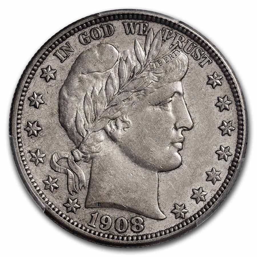 1908-S Barber Half Dollar AU-53 PCGS