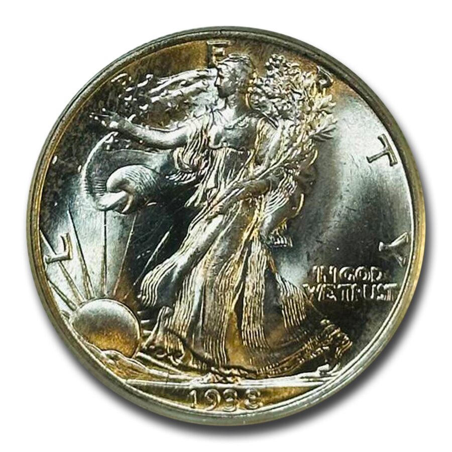 1938 Walking Liberty Half Dollar MS-65 PCGS