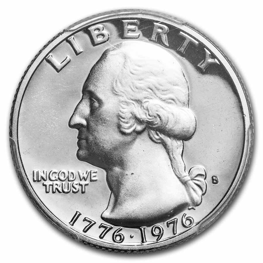 1976-S Silver Washington Quarter PR-69 DCAM PCGS