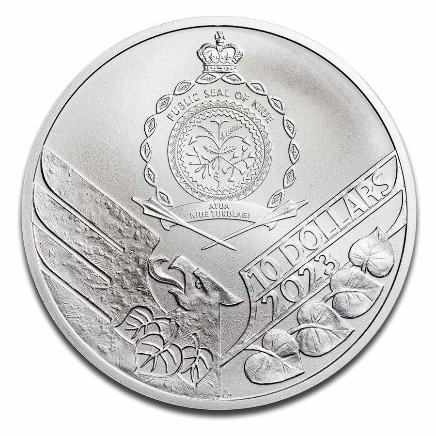 2023 Niue 5 oz Silver Czech Lion BU