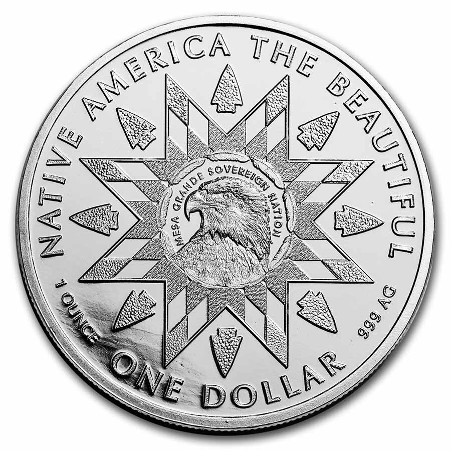 2022 1 oz Ag NATB Oklahoma Chickasaw National Recreation Area