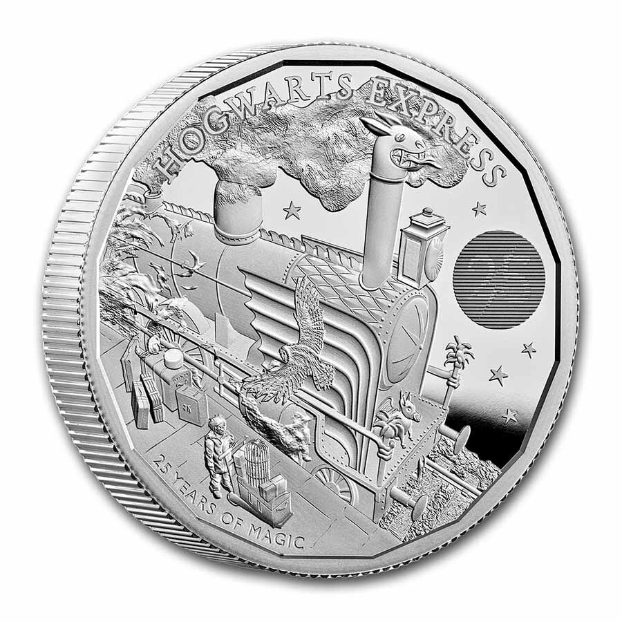 2022 Great Britain £5 Hogwarts Express 2 oz Silver Proof Coin