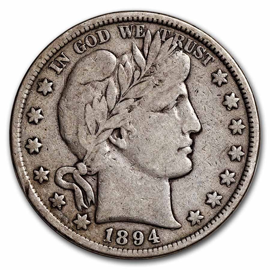 1894 Barber Half Dollar Fine