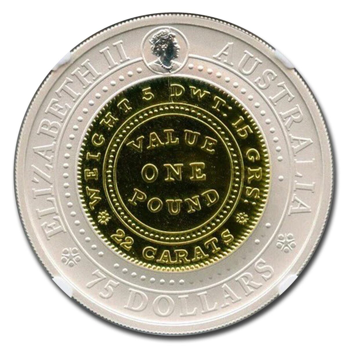 2020-P Australia Bi-Metal Adelaide Pound Commem PF-70 NGC (FDI)