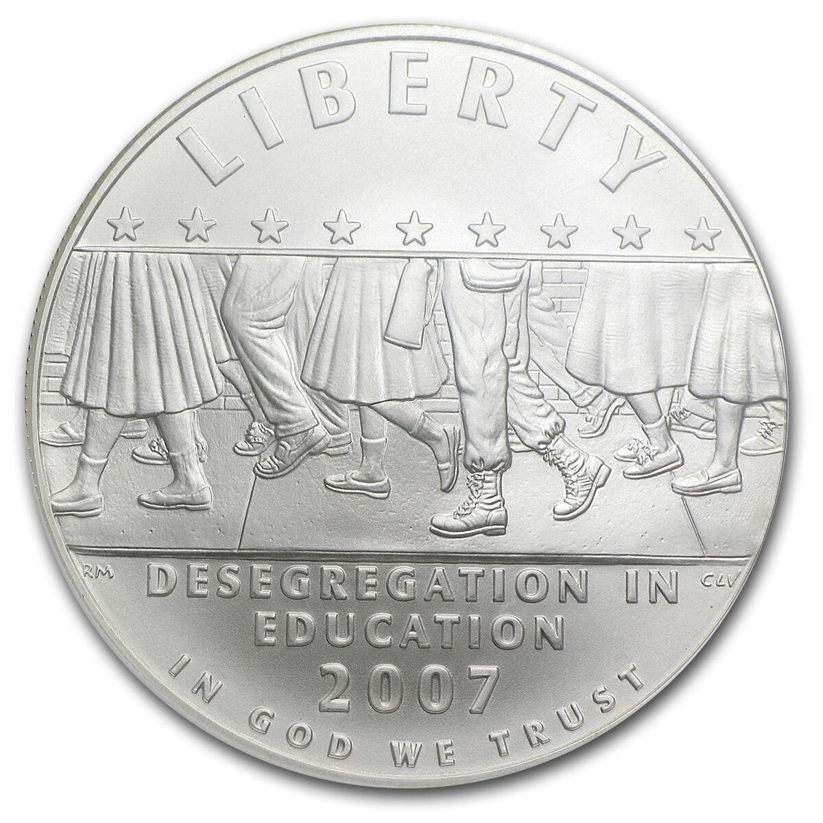 2007-P School Desegregation $1 Silver Commem MS-70 NGC