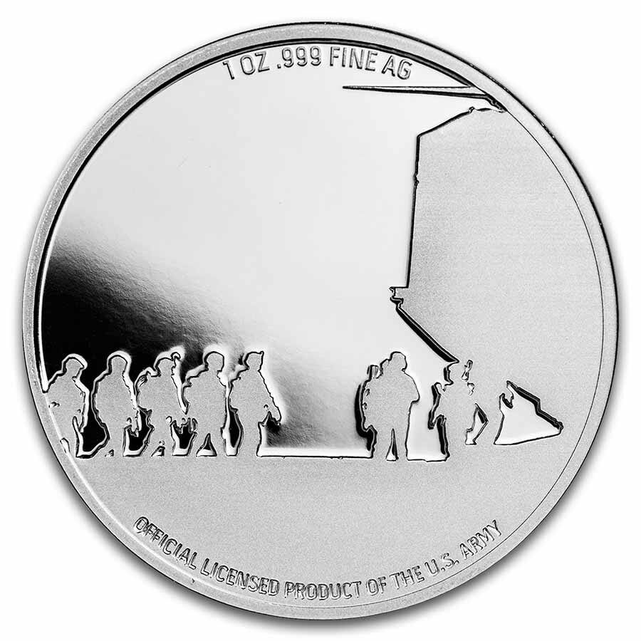 1 oz Silver Round - U.S. Army Vintage