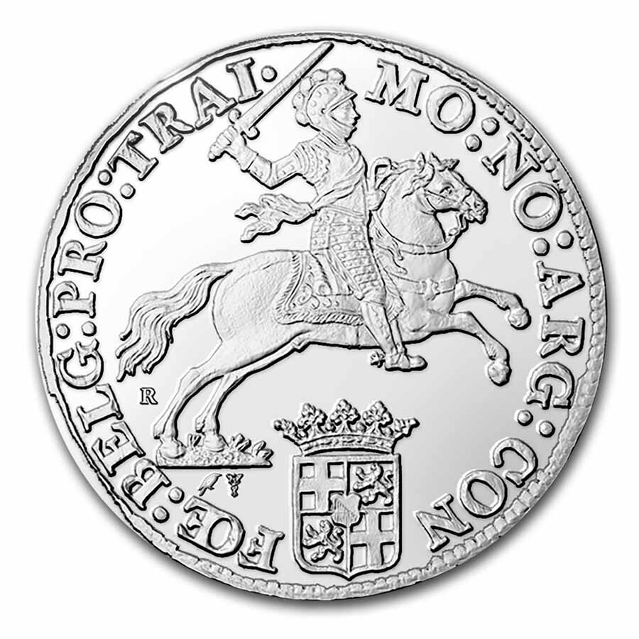 2023 Netherlands 1 oz Proof Silver Ducaton Rider (w/Delft Box)
