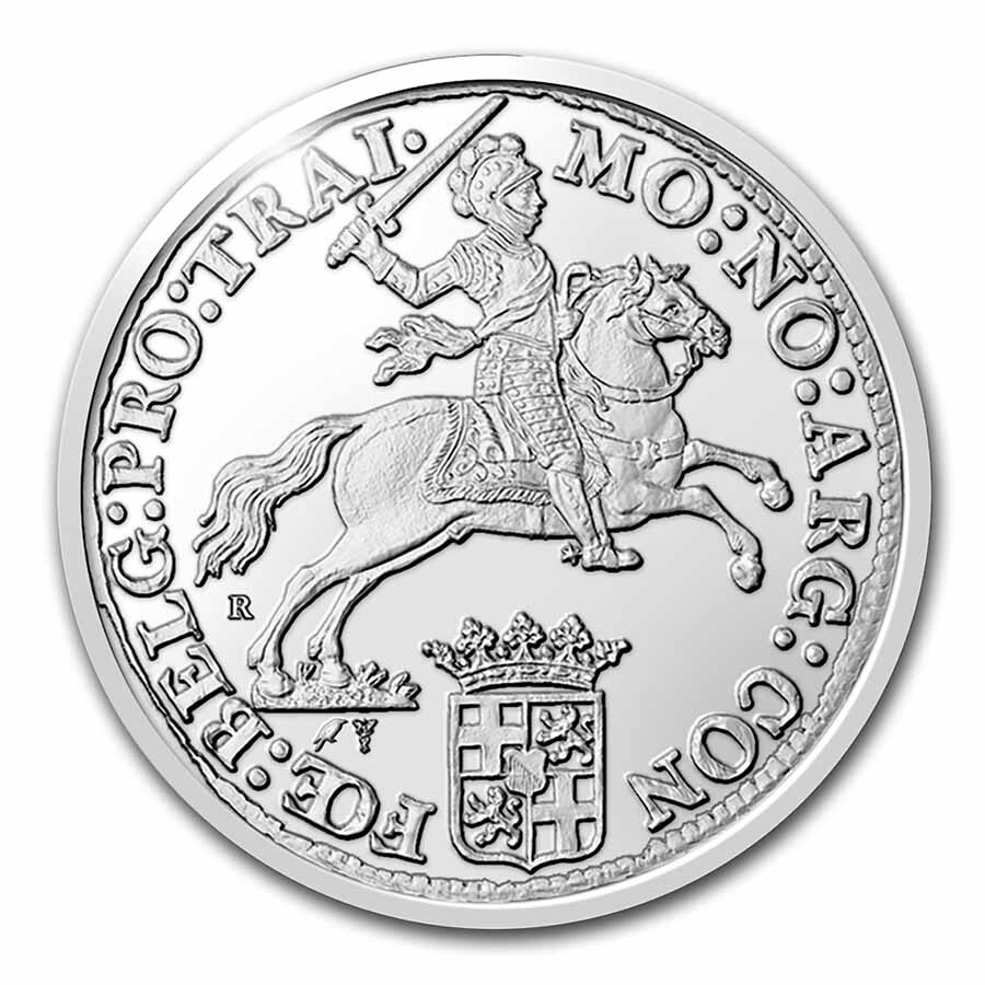 2023 Netherlands 2 oz Proof Silver Ducaton Rider (w/Delft Box)