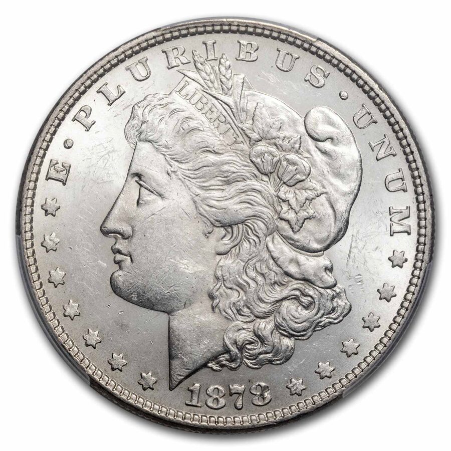 1878 Morgan Dollar 8 TF MS-61 PCGS