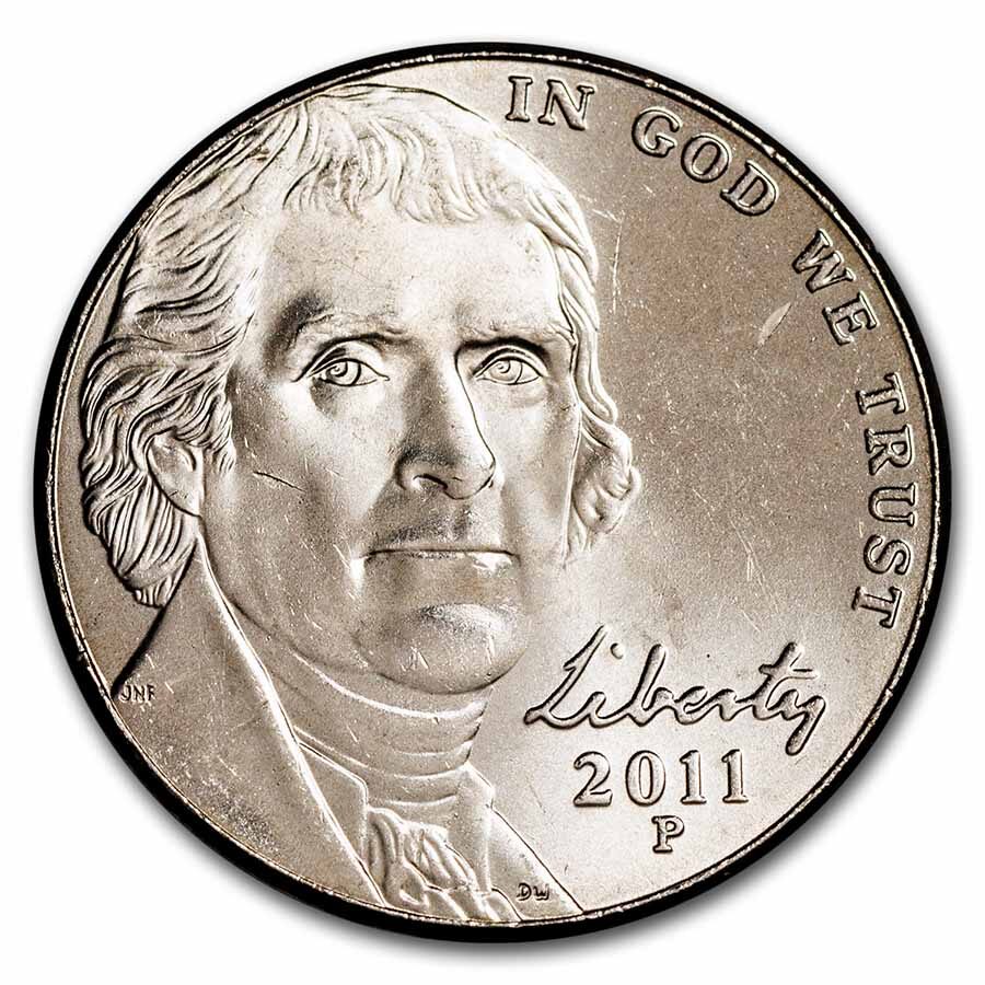 2011-P Jefferson Nickel BU